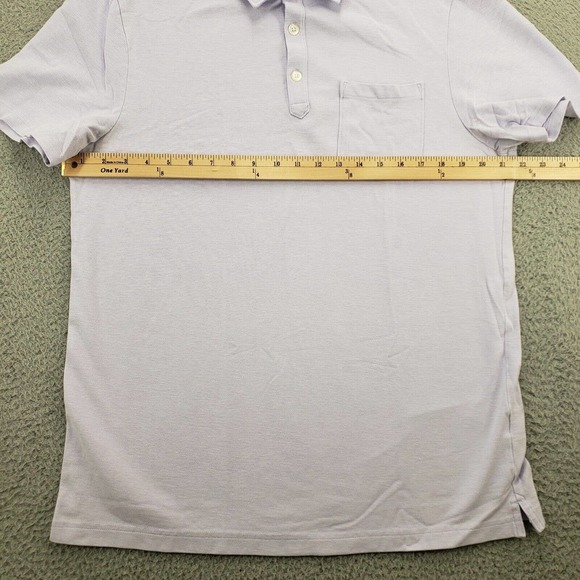 Banana Republic Shirt Mens Large Purple Short Sleeve Casual Preppy Classiccore - Picture 11 of 13